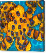 Blue Ringed Octopust Canvas Print