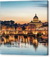 Blue Rome Canvas Print