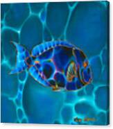 Blue Surgeonfish Canvas Print