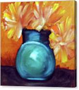 Blue Vase Canvas Print