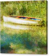Boat On Balaton Canvas Print