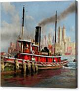Boat - Tugboat - The Watuppa 1935 Canvas Print