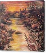 Boho Creek Canvas Print