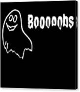 Booooobs Boo Halloween Ghost Canvas Print
