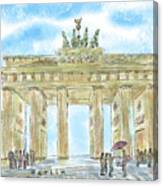 Brandenburg Gate, Berlin, Germany Canvas Print