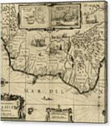 Brazil 1630 Canvas Print