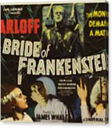 Bride Of Frankenstein Canvas Print