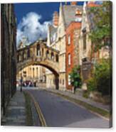 Bridge Of Sighs Oxford University Canvas Print
