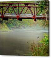 Bridge Over A Trout Stream Canvas Print