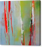Bright Colorful Modern Linear Abstract Canvas Print