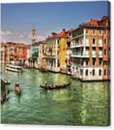 Bright Day In Venice Canvas Print