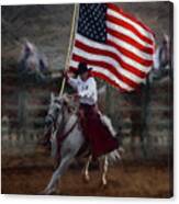 Bring In Old Glory Canvas Print