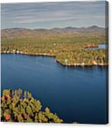 Broad Bay Panorama - Ossipee Lake, Nh Canvas Print