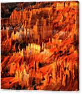 Fire Dance - Bryce Canyon National Park. Utah Canvas Print