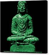 Buddha Green Canvas Print