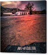 Budville Route 66 - The Ghost Of Interstate 40 Canvas Print