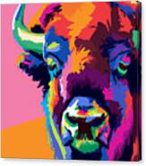 Buffalo Pop. Canvas Print