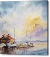 Burlington Boathouse Canvas Print