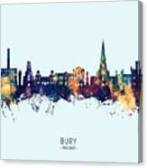 Bury England Skyline #36 Canvas Print