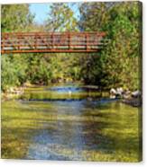 Busiek Walkway Bridge Vertical Canvas Print