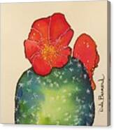 Cactus Rose 2 Canvas Print