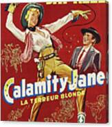 ''calamity Jane'' - 1953 Canvas Print