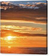 California Central Coast Sunset Canvas Print