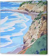 California Coastline Canvas Print