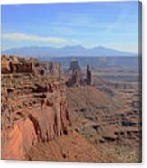 Canyonlands N.p. - View From Mesa Arch Canvas Print