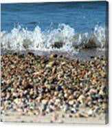 Cape Cod Beach Pebbles Canvas Print