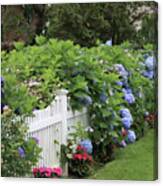 Cape Cod Flower Garden Canvas Print