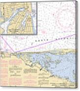 Cape Henry-pamlico Sound Including Albemarle Sound, Noaa Chart 12205_1 Canvas Print