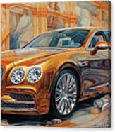 Car 2657 Bentley Flying Spur Canvas Print