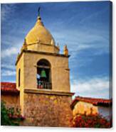 Carmel Mission Bell Tower Canvas Print