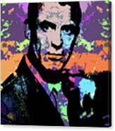 Cary Grant Psychedelic Portrait Canvas Print