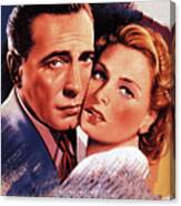''casablanca'' -b, 1942, Movie Poster Base Painting Canvas Print