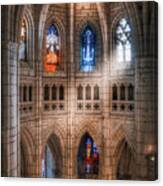 Cathedral Stained Glass Windows Canvas Print