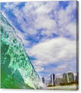 Caught Up In The Curl Canvas Print
