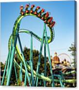 Cedar Point Raptor Roller Coaster In 2021 Canvas Print