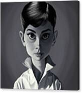 Celebrity Sunday - Audrey Hepburn Canvas Print