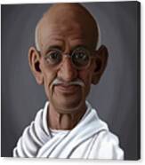 Celebrity Sunday - Mahatma Gandhi Canvas Print