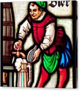 Century-old German Stained Glass Canvas Print