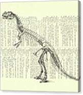 Ceratosaurus Skeleton Canvas Print