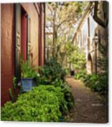 Charleston Garden Walkway - View 5 Canvas Print