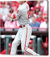 Chase Utley Canvas Print