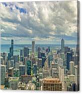 Chicago From Above Canvas Print