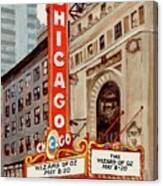 Chicago Theatre Canvas Print