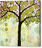 Chickadee Tree Canvas Print