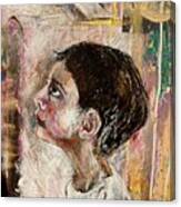 Child Looking Up Canvas Print