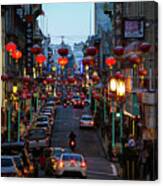 Chinatown Lanterns Canvas Print